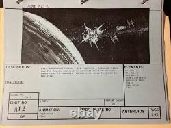 Star wars storyboards Empire Strikes Back movie props TIE FIGHTERS Art Esb