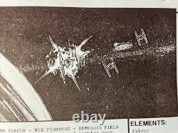 Star wars storyboards Empire Strikes Back movie props TIE FIGHTERS Art Esb