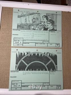 Star wars storyboards Empire Strikes Back movie props The Millennium Falcon Ship