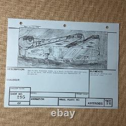 Star wars storyboards Empire Strikes Back movie props The Millennium Falcon Ship