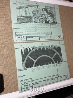 Star wars storyboards Empire Strikes Back movie props The Millennium Falcon Ship