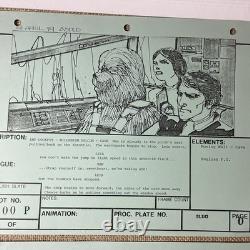 Star wars storyboards Empire Strikes Back movie props The Millennium Falcon Ship