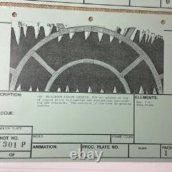 Star wars storyboards Empire Strikes Back movie props The Millennium Falcon Ship