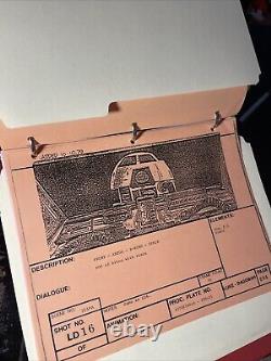 Star wars storyboards Empire Strikes Back movie props X-WING LUKE R2-D2 Art