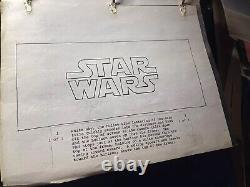 Star wars storyboards Empire Strikes Back movie props X-WING LUKE R2-D2 Art