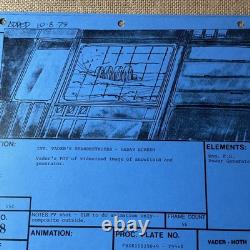 Star wars storyboards Empire Strikes Back movie props the HOTH BASE VADER X1