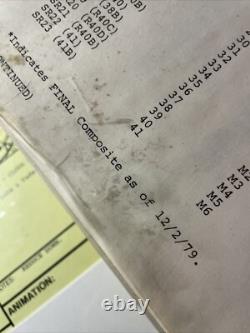 Star wars storyboards Empire Strikes Back movie props the STAR DESTOYER Falcon