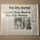 Stars Key And Hutch movie prop production Original COA Props Newspaper X1
