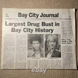 Stars Key And Hutch movie prop production Original COA Props Newspaper X1