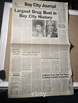 Stars Key And Hutch movie prop production Original COA Props Newspaper X1