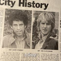 Stars Key And Hutch movie prop production Original COA Props Newspaper X1