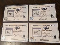 Starship Troopers Production Used Storyboard LOT of 4 With COA SUPER RARE