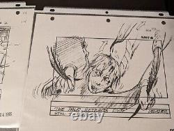 Starship Troopers Production Used Storyboard LOT of 4 With COA SUPER RARE