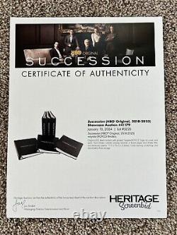 Succession HBO black binder printed waystarROYCO authentic movie prop
