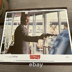 Sudden Impact 1983 Clint Eastwood 8 Lobby Cards 11x14 Dirty Harry Memorabilia