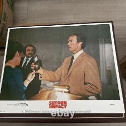 Sudden Impact 1983 Clint Eastwood 8 Lobby Cards 11x14 Dirty Harry Memorabilia