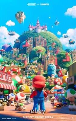 Super Mario Bros. Movie, 2023, Original, DS, Rolled, OneSheet, 27x40 Advance, Mint