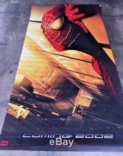 Super Rare 2001 Recalled Original Spiderman Large Movie Banner Nice