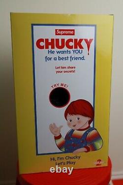Supreme Chucky Doll IN HAND Ready to ship Brand New (Small Box Damage)