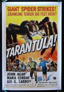TARANTULA CineMasterpieces HORROR ORIGINAL MOVIE POSTER SPIDER SCI FI MONSTER