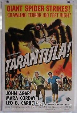 Tarantula Original 1955 1sht Movie Poster Linen John Agar Robert Reynold Art Ex