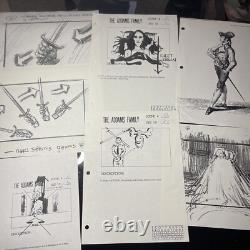 THE ADDAMS FAMILY Movie Props Production Art Storyboards FESTER GOMEZ HORROR X1
