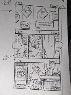 THE ADDAMS FAMILY Movie Props Production Art Storyboards FESTER GOMEZ HORROR X1