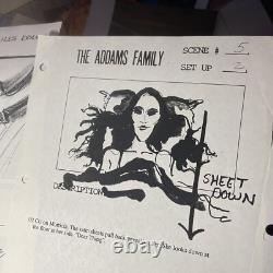 THE ADDAMS FAMILY Movie Props Production Art Storyboards FESTER GOMEZ HORROR X1