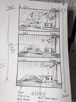 THE ADDAMS FAMILY Movie Props Production Art Storyboards FESTER GOMEZ HORROR X1