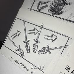 THE ADDAMS FAMILY Movie Props Production Art Storyboards FESTER GOMEZ HORROR X1