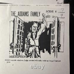 THE ADDAMS FAMILY Movie Props Production Art Storyboards FESTER GOMEZ HORROR X1