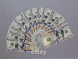 THE BEST PROP MONEY MILLION NEW STYLE $100 Full Print Stack for Movie, TV, Video