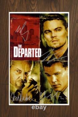 THE DEPARTED Signed Movie Poster 11x17 with COA Authentic Memorabilia