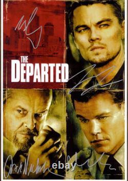 THE DEPARTED Signed Movie Poster 11x17 with COA Authentic Memorabilia
