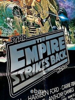 THE EMPIRE STRIKES BACK Original Australian One Sheet 1980 Star Wars Poster