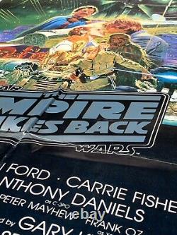 THE EMPIRE STRIKES BACK Original Australian One Sheet 1980 Star Wars Poster