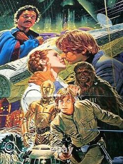 THE EMPIRE STRIKES BACK Original Australian One Sheet 1980 Star Wars Poster