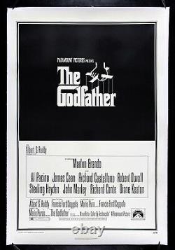 THE GODFATHER CineMasterpieces ORIGINAL VINTAGE MOVIE POSTER 1972 GANGSTER