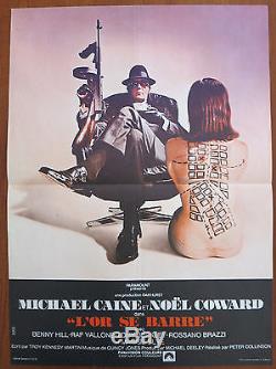 THE ITALIAN JOB (1969) Rare Original French Movie Poster Michael Caine