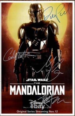 THE MANDALORIAN Signed Movie Poster 11x17 with COA Authentic Memorabilia