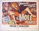 THE MOLE PEOPLE ORIGINAL 1956 STYLE B HALF SHEET MOVIE POSTER FOLDED EXCELLENT