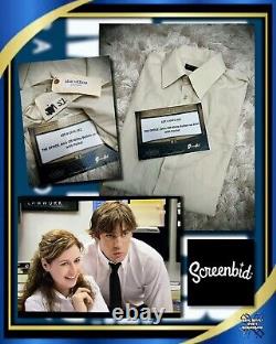 THE OFFICE Jim Halpert Screen Used Season 1 White Button Up COA PROP RARE