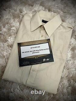 THE OFFICE Jim Halpert Screen Used Season 1 White Button Up COA PROP RARE
