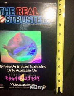 THE REAL GHOSTBUSTERS 1986 Hologram 3D Promo Counter Standee Display! RARE