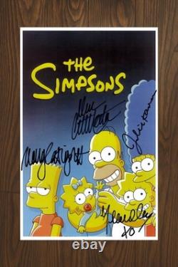 THE SIMPSONS Signed Movie Poster 11x17 with COA Authentic Memorabilia
