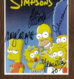 THE SIMPSONS Signed Movie Poster 11x17 with COA Authentic Memorabilia