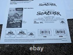 THE SORCERER Original Movie POSTER And Other Paper Memorabilia