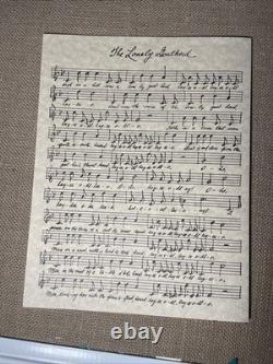 THE SOUND OF MUSIC Movie Prop SHEET MUSIC Production Made DISNEY 1965 X1