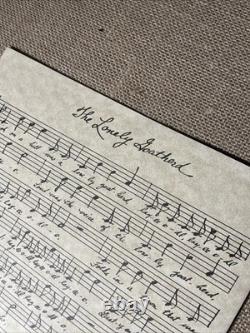 THE SOUND OF MUSIC Movie Prop SHEET MUSIC Production Made DISNEY 1965 X1
