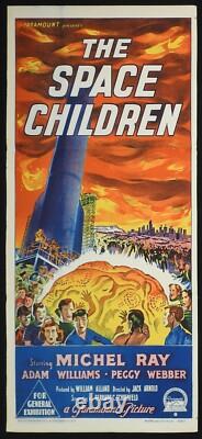 THE SPACE CHILDREN Original daybill Movie poster Richardson Studio Sci FI